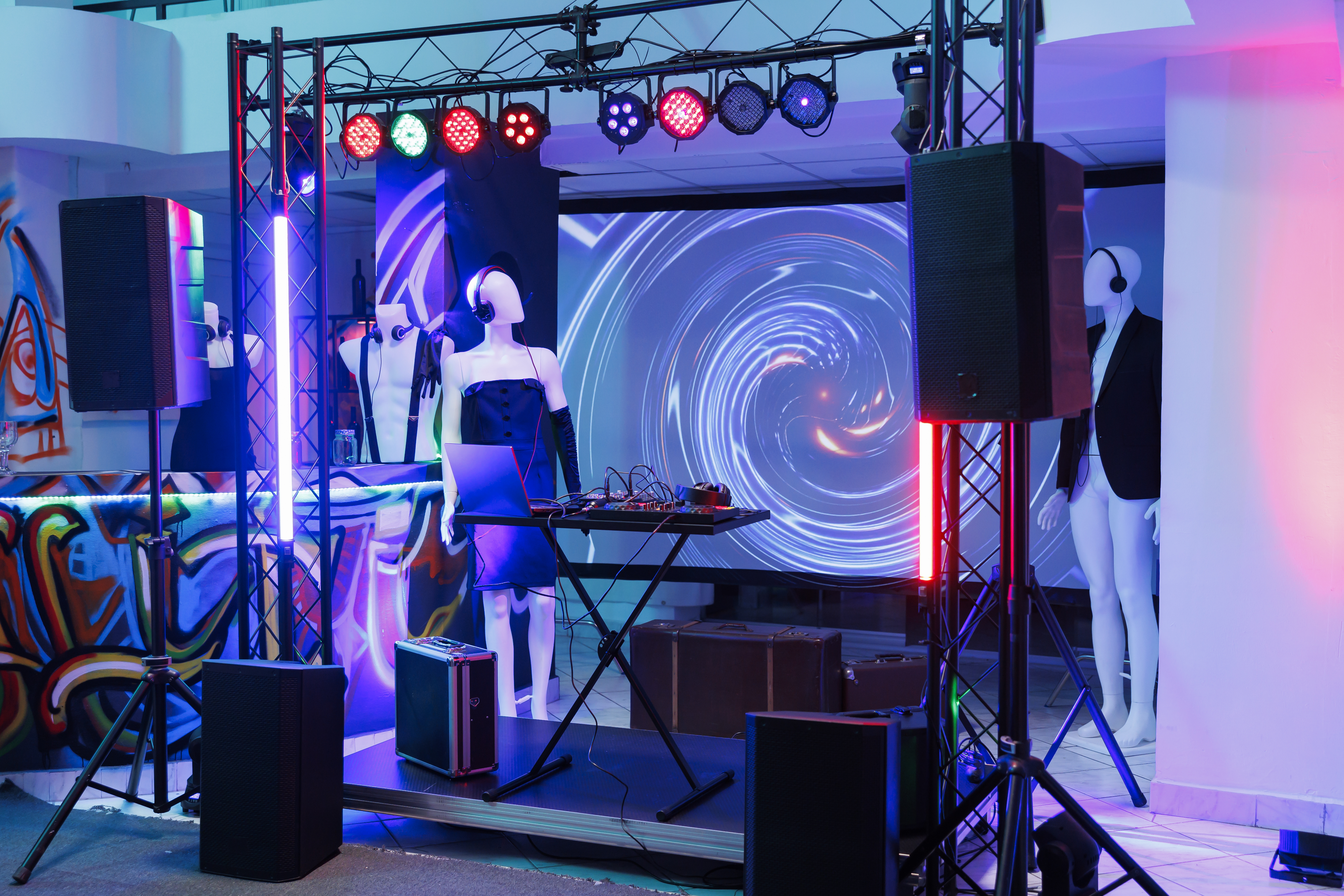 Lámparas Solares de Exterior en Baiona 5 Pantallas LED para Eventos y Escenarios